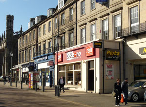 View of Bedzone, 8 Picardy Place looking towards St Pauls and St Georges